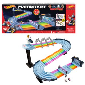 Hot Wheels Mario Kart Pista de Juguete Senda Arco??ris